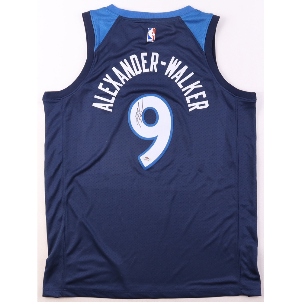 Nickeil Alexander-Walker Signed Timberwolves Jersey (PSA) | Pristine