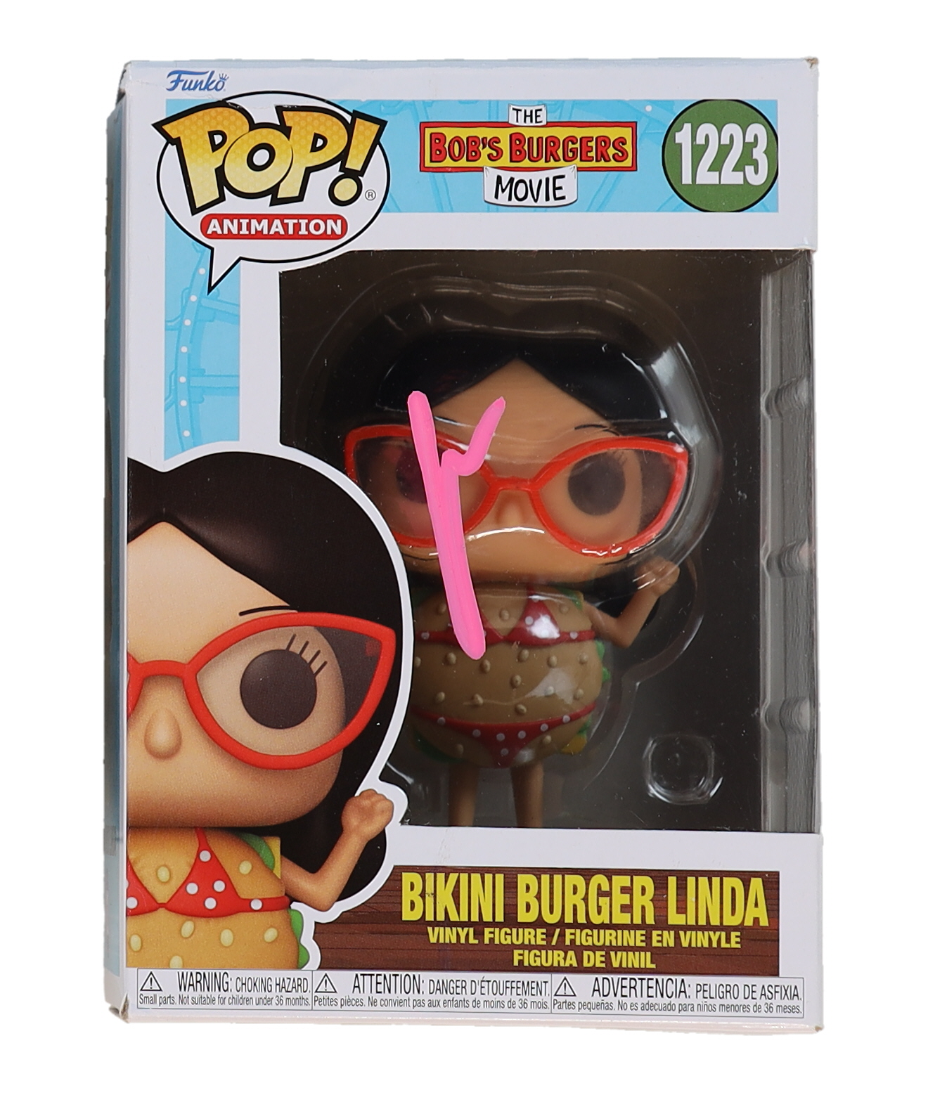 John Roberts Signed "The Bob's Burgers Movie" #1223 Bikini Burger Linda Funko Pop! Vinyl Figure (ACOA) at PristineAuction.com John Roberts Signed "The Bob's Burgers Movie" #1223 Bikini Burger Linda Funko Pop! Vinyl Figure (ACOA) at PristineAuction.com