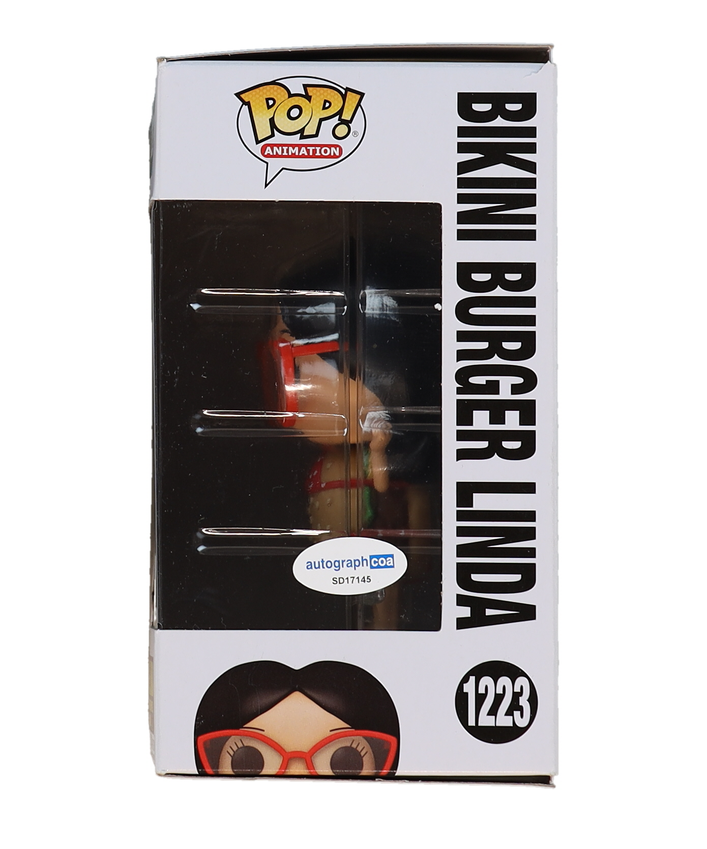 John Roberts Signed "The Bob's Burgers Movie" #1223 Bikini Burger Linda Funko Pop! Vinyl Figure (ACOA) at PristineAuction.com John Roberts Signed "The Bob's Burgers Movie" #1223 Bikini Burger Linda Funko Pop! Vinyl Figure (ACOA) at PristineAuction.com