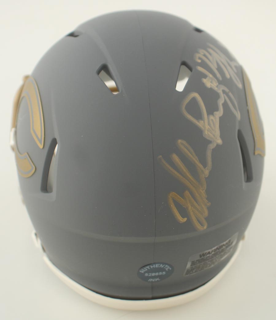 William Perry Signed Bears Slate Alternate Speed Mini Helmet Inscribed "The Fridge" (Playball Ink) at PristineAuction.com William Perry Signed Bears Slate Alternate Speed Mini Helmet Inscribed "The Fridge" (Playball Ink) at PristineAuction.com