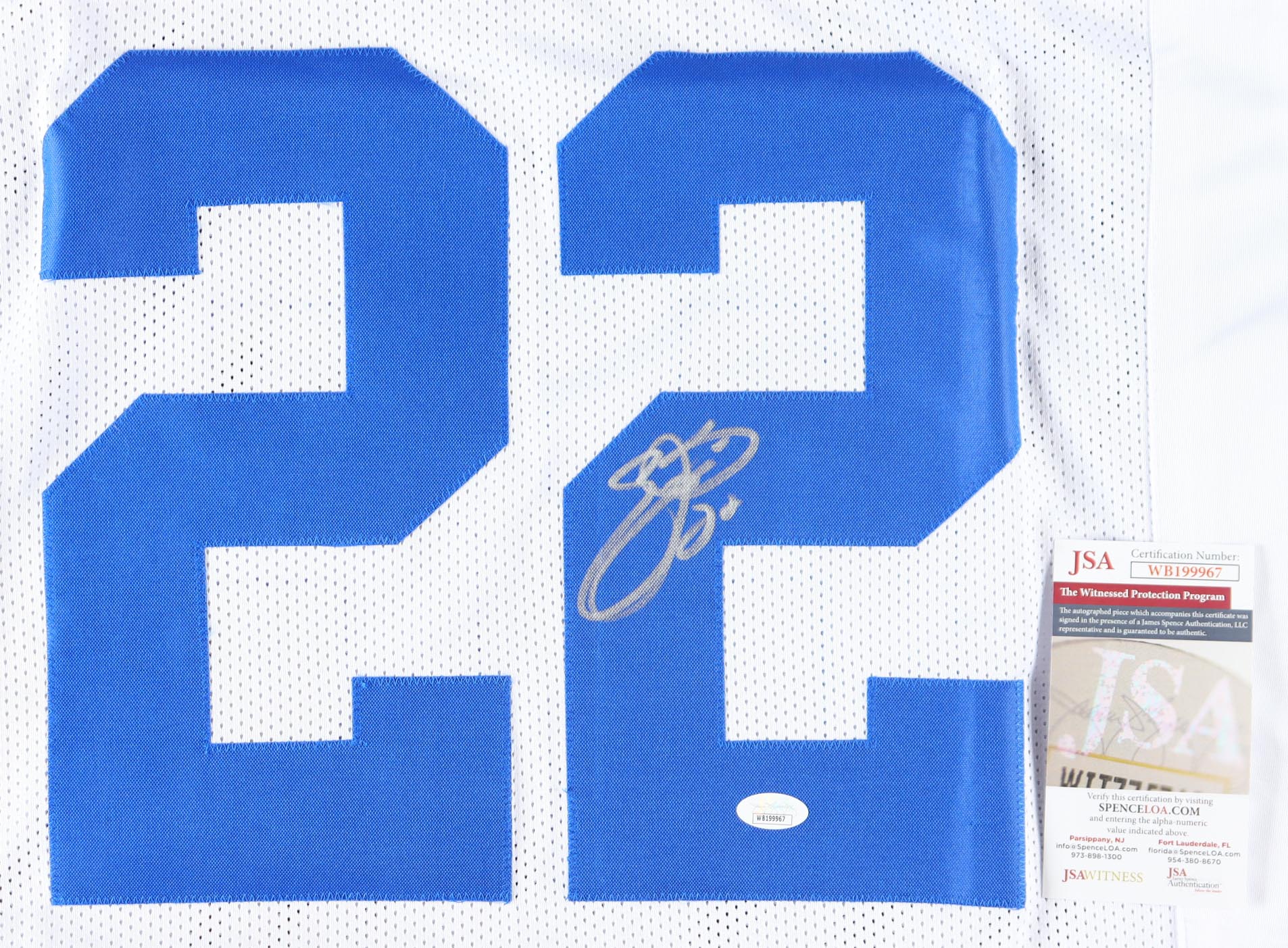 Emmitt Smith Signed Jersey (JSA) at PristineAuction.com Emmitt Smith Signed Jersey (JSA) at PristineAuction.com