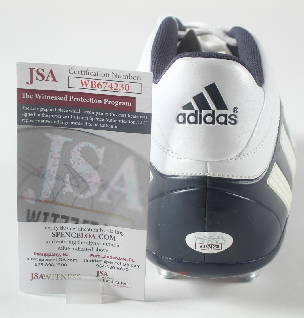 Montez Sweat Signed Adidas Football Cleat (JSA) at PristineAuction.com Montez Sweat Signed Adidas Football Cleat (JSA) at PristineAuction.com