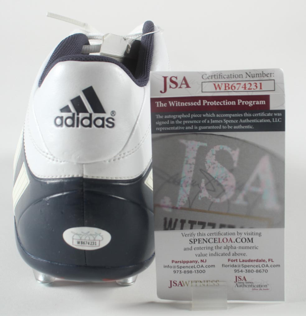 Montez Sweat Signed Adidas Football Cleat (JSA) at PristineAuction.com Montez Sweat Signed Adidas Football Cleat (JSA) at PristineAuction.com