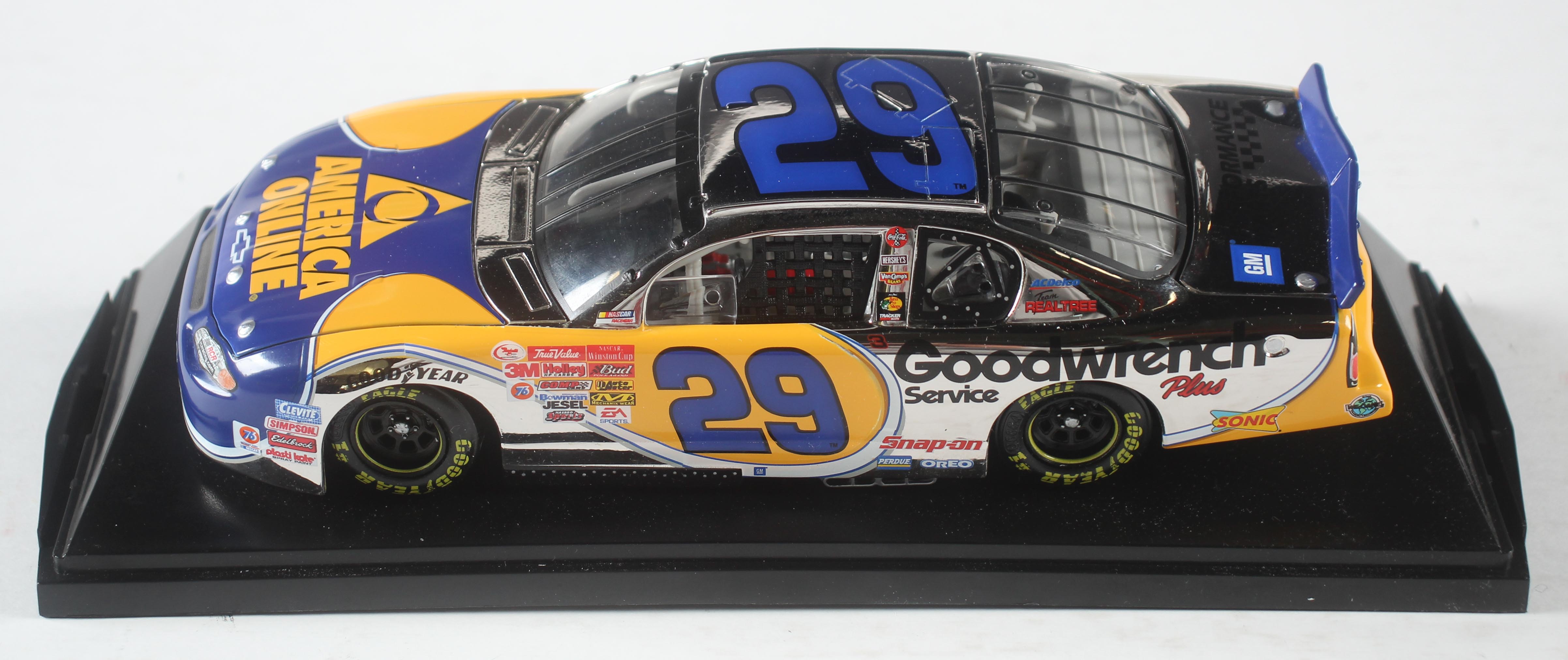 Kevin Harvick #29 GM Goodwrench Service Plus / AOL 2001 Monte Carlo - 1:24 Die-Cast Car at PristineAuction.com Kevin Harvick #29 GM Goodwrench Service Plus / AOL 2001 Monte Carlo - 1:24 Die-Cast Car at PristineAuction.com