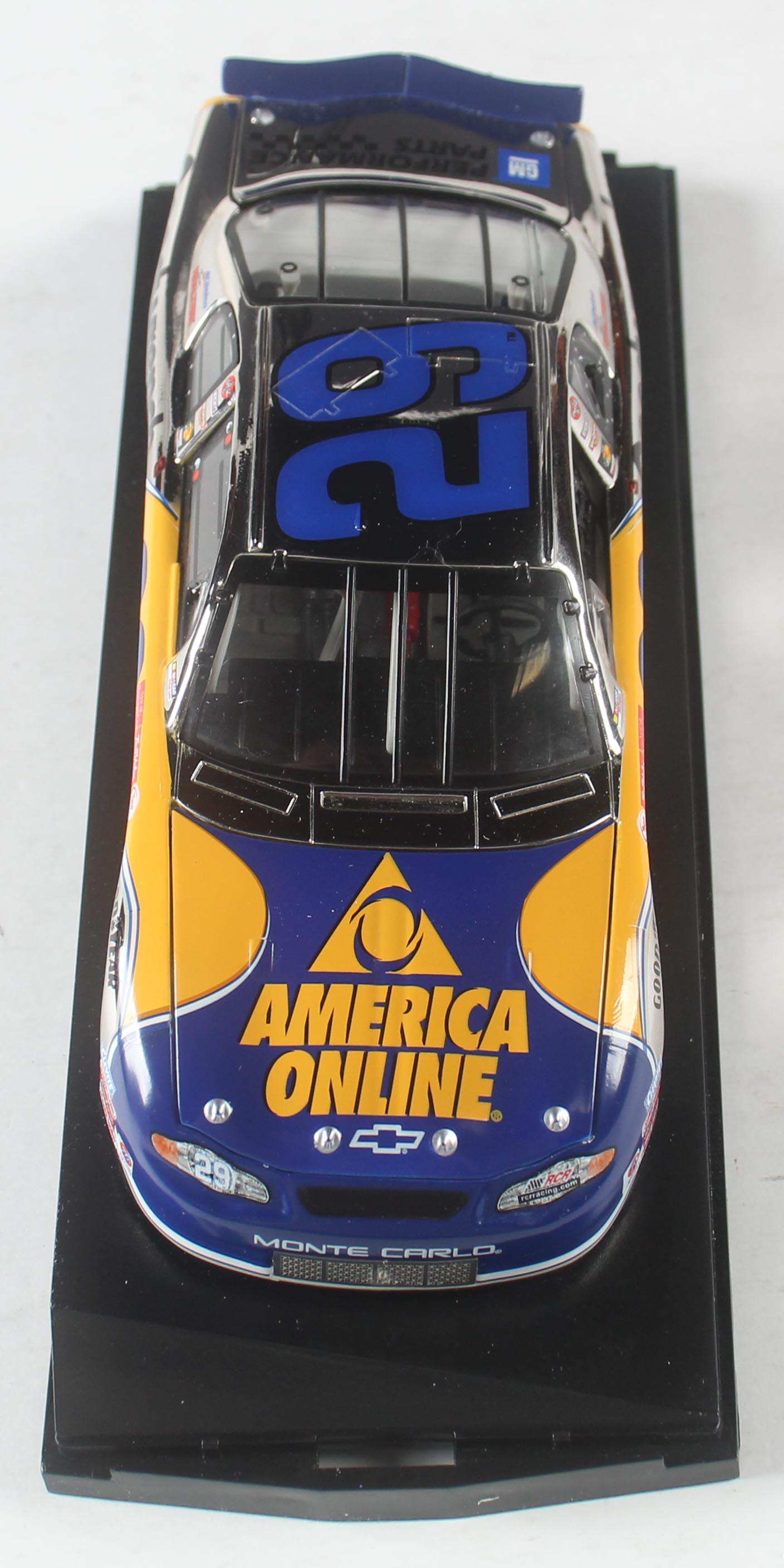 Kevin Harvick #29 GM Goodwrench Service Plus / AOL 2001 Monte Carlo - 1:24 Die-Cast Car at PristineAuction.com Kevin Harvick #29 GM Goodwrench Service Plus / AOL 2001 Monte Carlo - 1:24 Die-Cast Car at PristineAuction.com