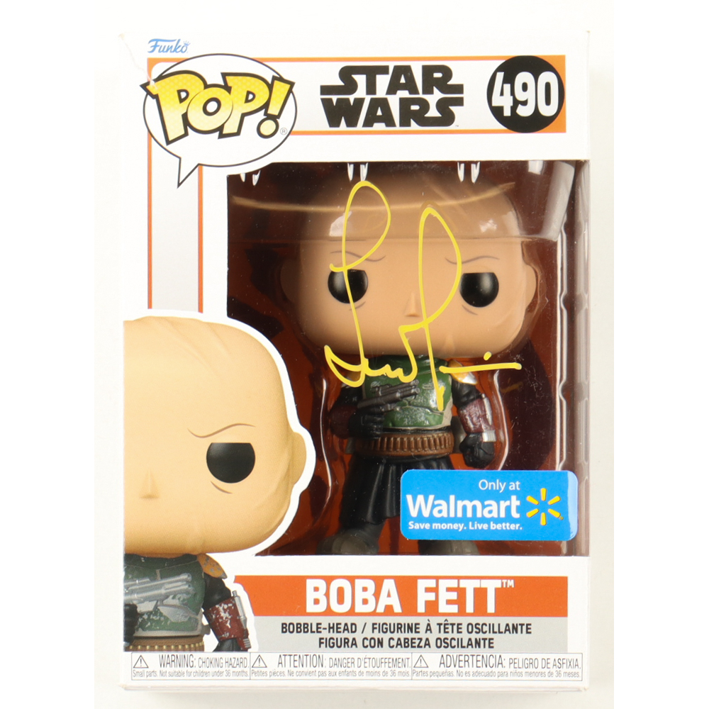 Temuera Morrison Signed "Star Wars" #490 Boba Fett Bobble-Head Funko Pop! Vinyl Figure (PSA) at PristineAuction.com