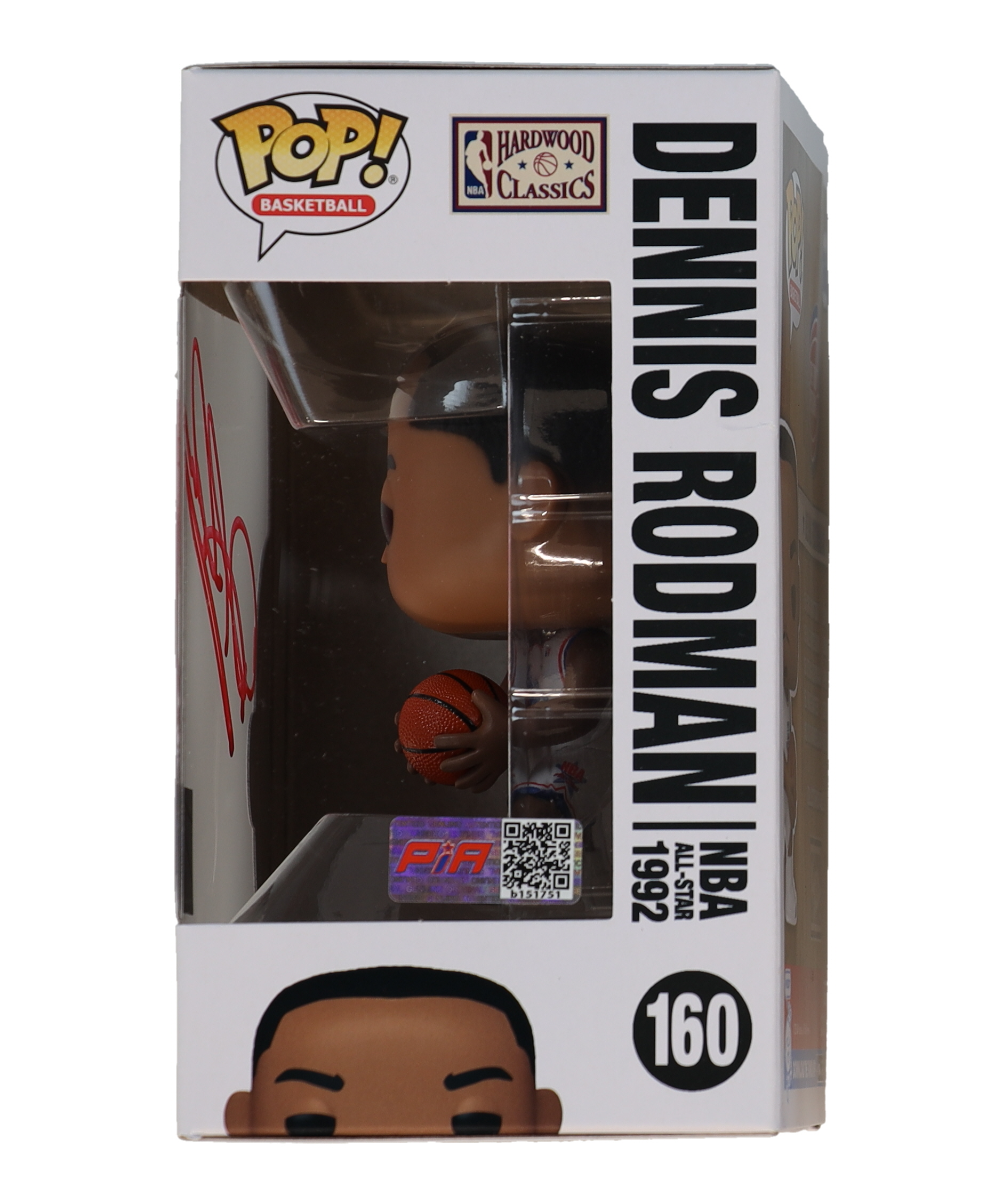 Dennis Rodman Signed "NBA All-Stars" #160 Funko Pop! Vinyl Figure (PIA) at PristineAuction.com Dennis Rodman Signed "NBA All-Stars" #160 Funko Pop! Vinyl Figure (PIA) at PristineAuction.com