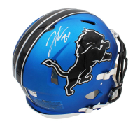 Jahmyr Gibbs Signed Lions Full-Size Authentic On-Field Alternate Speed Helmet (Fanatics) at PristineAuction.com
