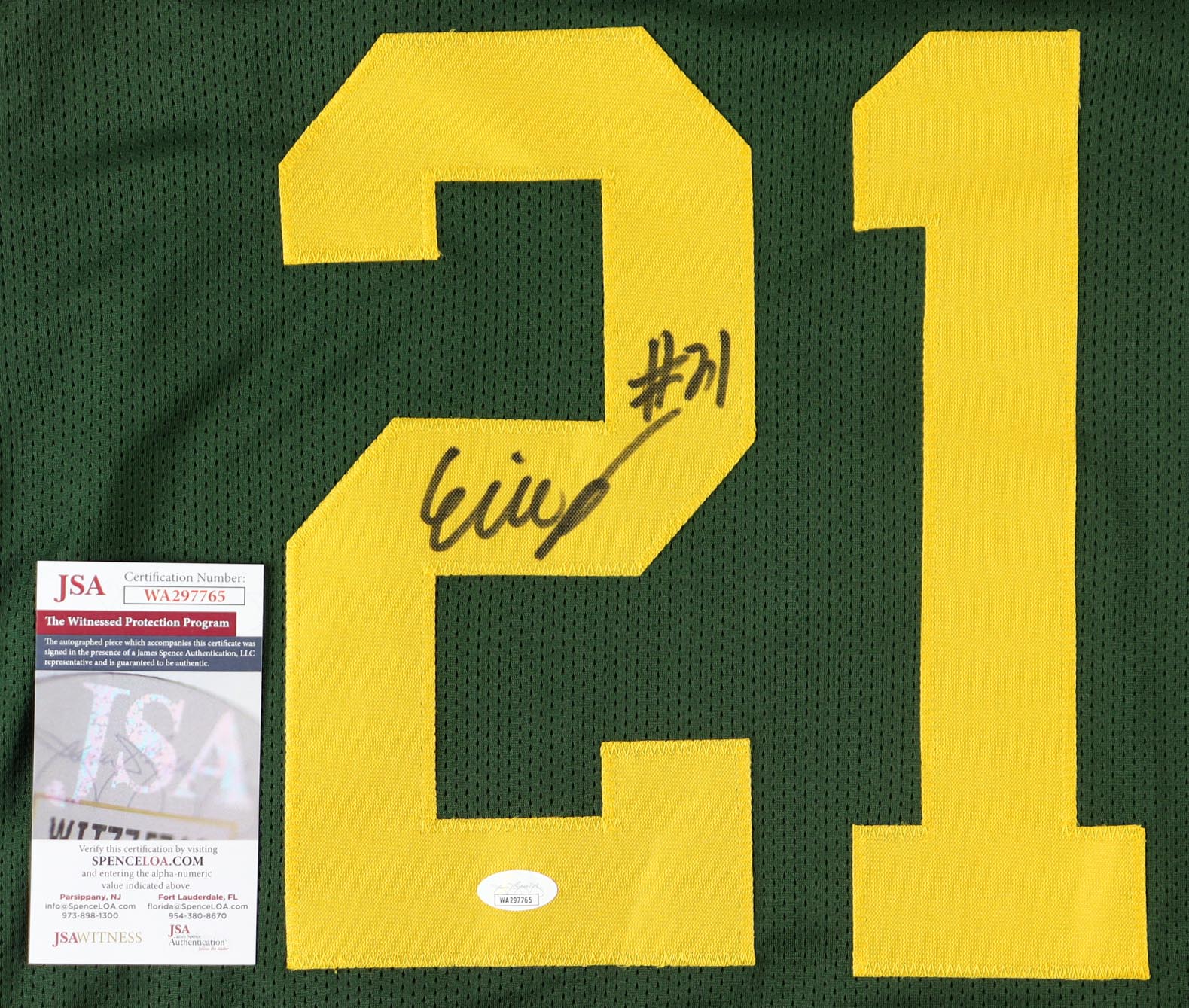 Eric Stokes Signed Jersey (JSA) at PristineAuction.com Eric Stokes Signed Jersey (JSA) at PristineAuction.com