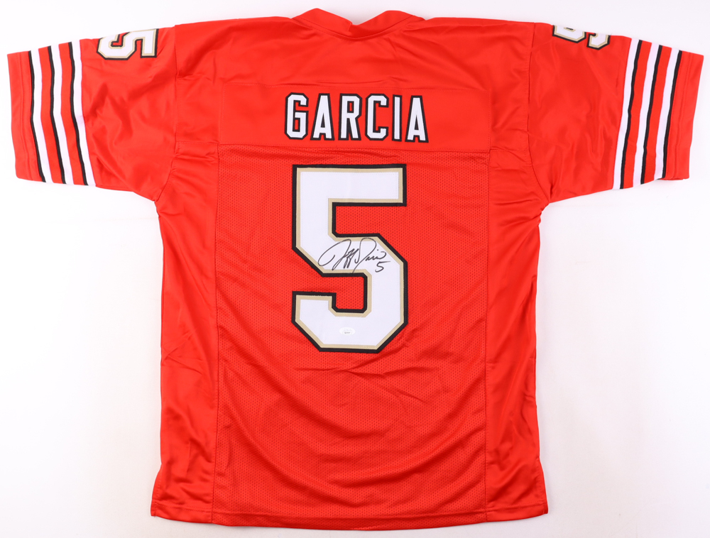 Jeff Garcia Signed Jersey (JSA) at PristineAuction.com Jeff Garcia Signed Jersey (JSA) at PristineAuction.com