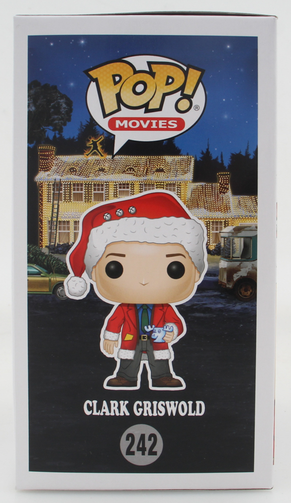 Chevy Chase Signed "National Lampoon's Christmas Vacation" #242 Clark Griswold Funko Pop! Vinyl Figure (Beckett) at PristineAuction.com Chevy Chase Signed "National Lampoon's Christmas Vacation" #242 Clark Griswold Funko Pop! Vinyl Figure (Beckett) at PristineAuction.com