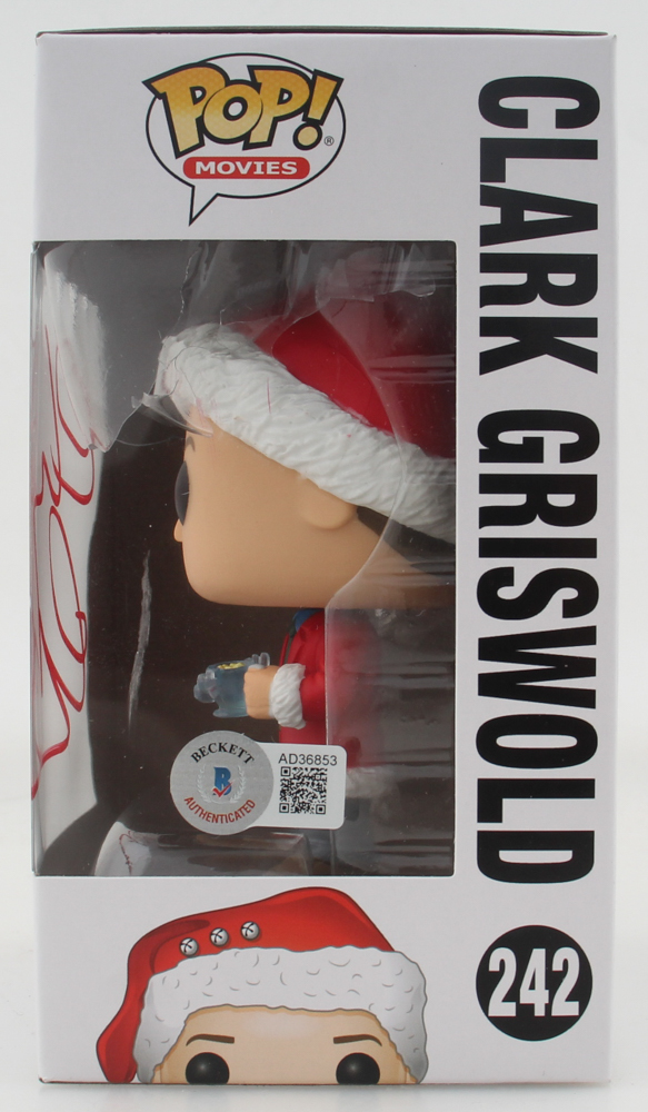 Chevy Chase Signed "National Lampoon's Christmas Vacation" #242 Clark Griswold Funko Pop! Vinyl Figure (Beckett) at PristineAuction.com Chevy Chase Signed "National Lampoon's Christmas Vacation" #242 Clark Griswold Funko Pop! Vinyl Figure (Beckett) at PristineAuction.com