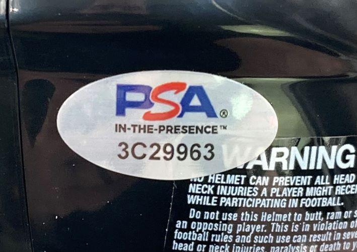 Jason Kelce Signed Eagles Alternate Speed Mini Helmet with Display Case (PSA) at PristineAuction.com Jason Kelce Signed Eagles Alternate Speed Mini Helmet with Display Case (PSA) at PristineAuction.com