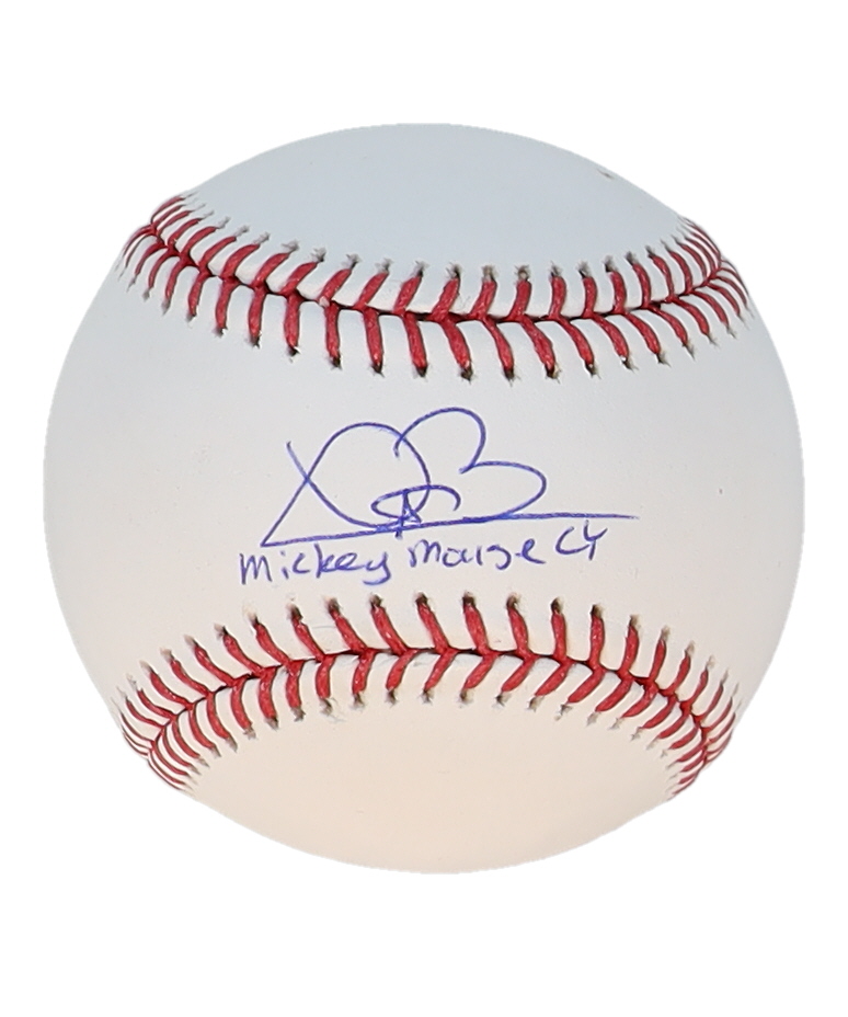 Trevor Bauer Signed OML Baseball Inscribed "Mickey Mouse CY" (PSA) at PristineAuction.com Trevor Bauer Signed OML Baseball Inscribed "Mickey Mouse CY" (PSA) at PristineAuction.com