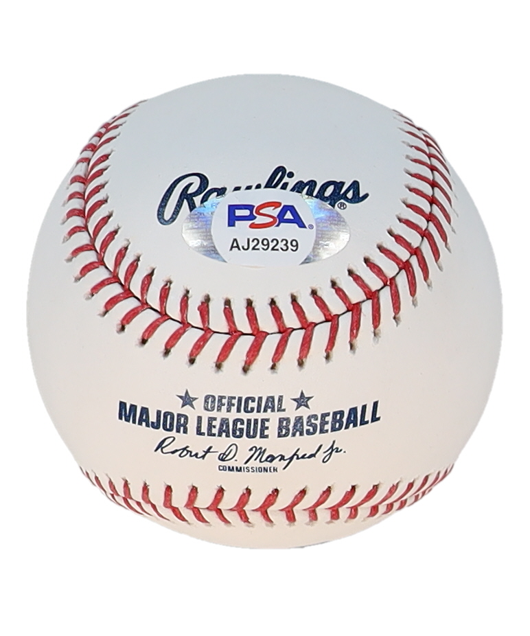 Trevor Bauer Signed OML Baseball Inscribed "Mickey Mouse CY" (PSA) at PristineAuction.com Trevor Bauer Signed OML Baseball Inscribed "Mickey Mouse CY" (PSA) at PristineAuction.com