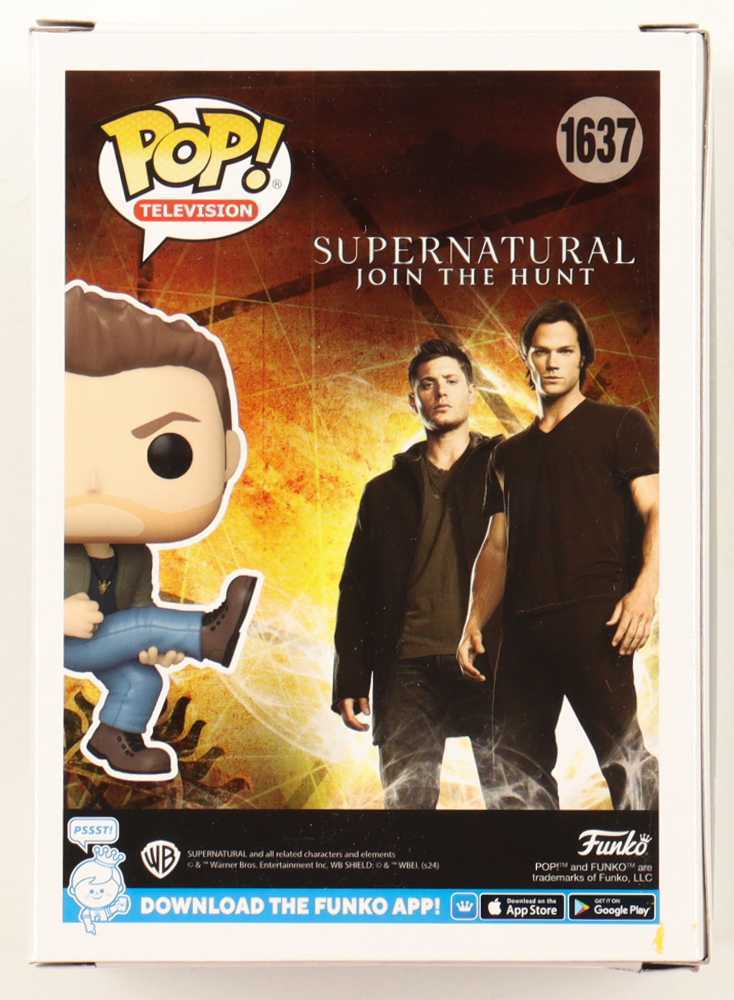 Jensen Ackles Signed "Supernatural: Join The Hunt" Dean Winchester #1637 Funko Pop! Vinyl Figure (Beckett) at PristineAuction.com Jensen Ackles Signed "Supernatural: Join The Hunt" Dean Winchester #1637 Funko Pop! Vinyl Figure (Beckett) at PristineAuction.com