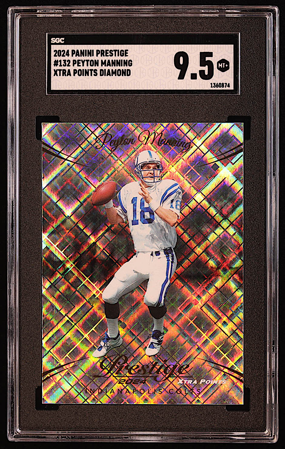 Peyton Manning 2024 Prestige Xtra Points Diamond #132 (SGC 9.5) at PristineAuction.com Peyton Manning 2024 Prestige Xtra Points Diamond #132 (SGC 9.5) at PristineAuction.com