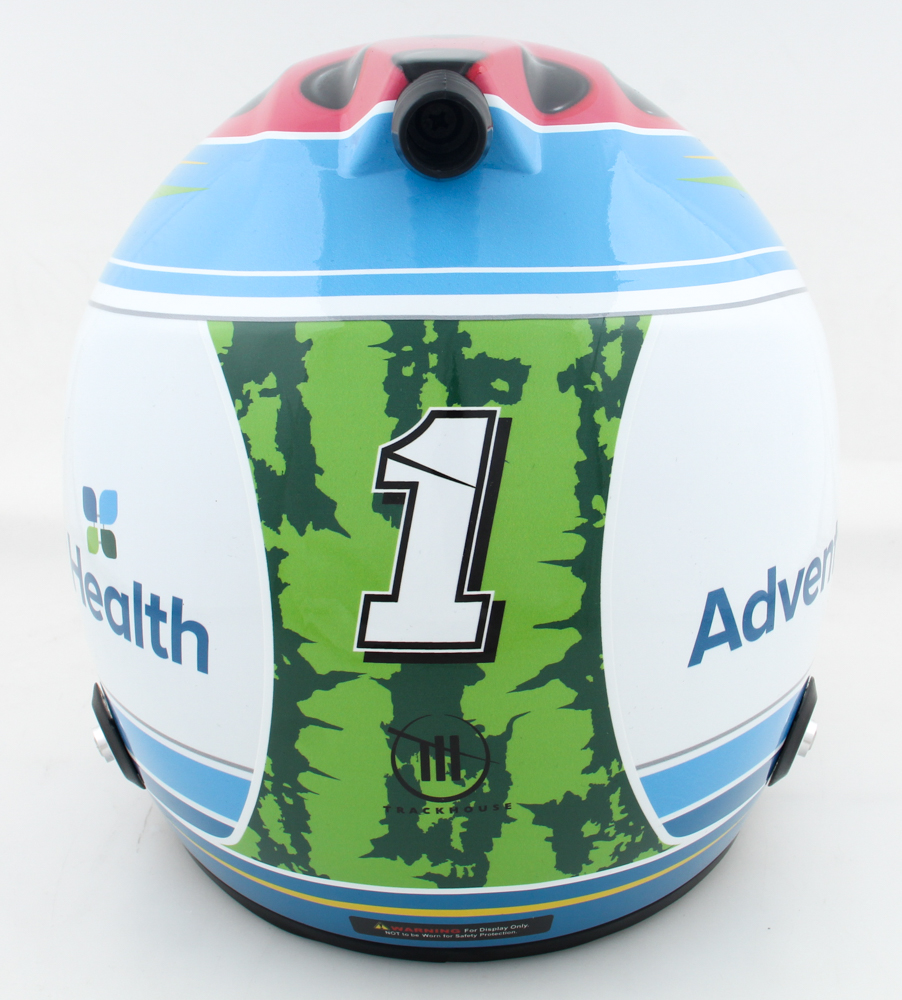 Ross Chastain Signed NASCAR Trackhouse Advent Health Full-Size Racing Helmet (PA) at PristineAuction.com Ross Chastain Signed NASCAR Trackhouse Advent Health Full-Size Racing Helmet (PA) at PristineAuction.com