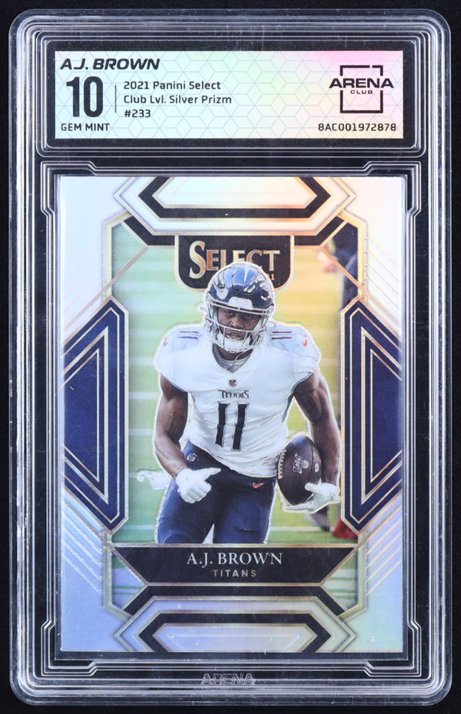 A.J. Brown 2021 Select Prizm Silver #233 (Arena 10) at PristineAuction.com A.J. Brown 2021 Select Prizm Silver #233 (Arena 10) at PristineAuction.com
