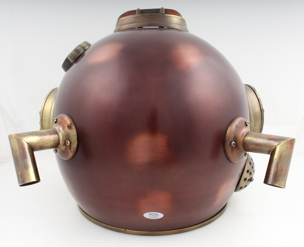 Robert O'Neill Signed Vintage Navy SEAL Frogman Helmet Inscribed "Never Quit!" (PSA) at PristineAuction.com Robert O'Neill Signed Vintage Navy SEAL Frogman Helmet Inscribed "Never Quit!" (PSA) at PristineAuction.com