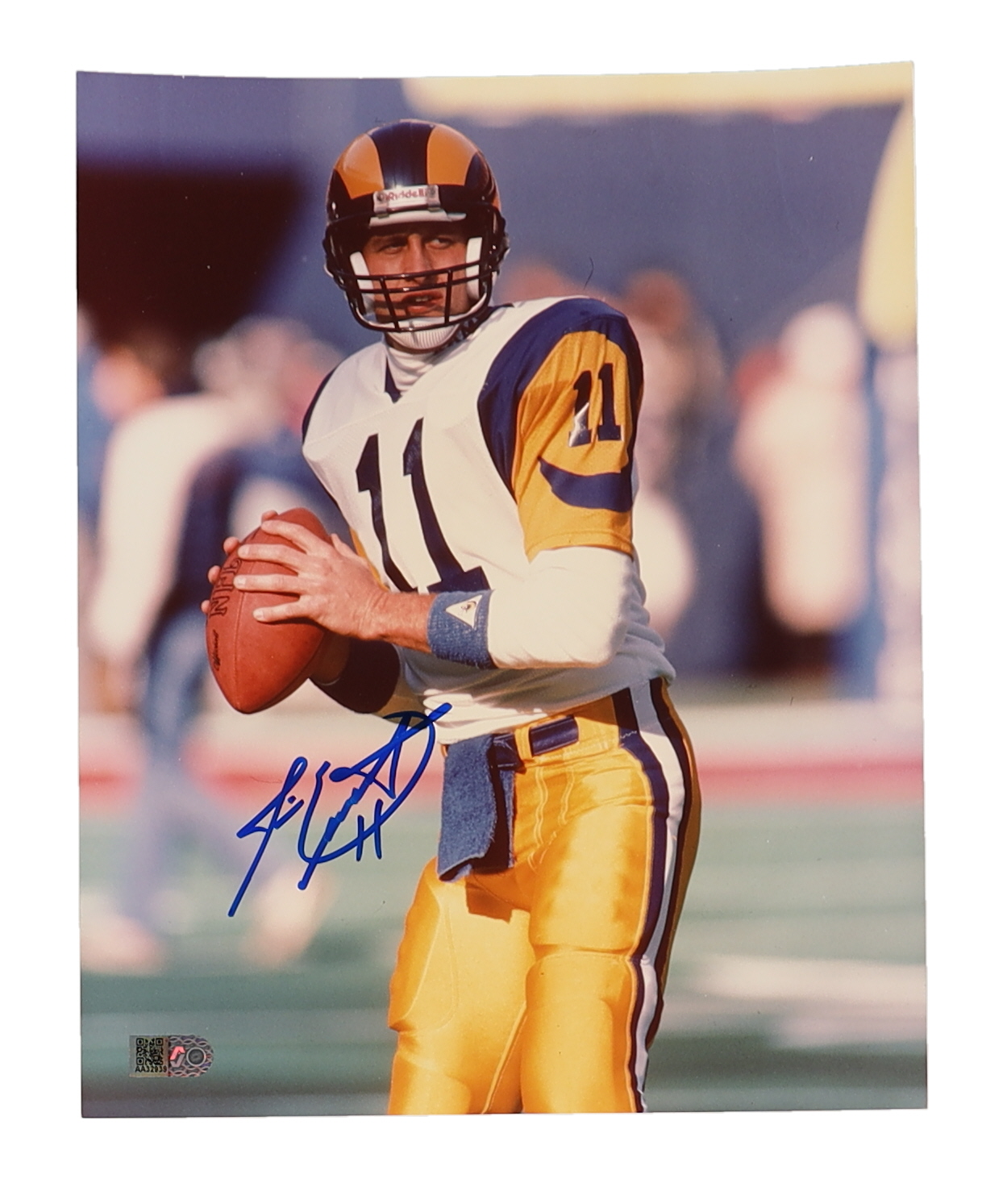 Jim Everett Signed Rams 8x10 Photo (AIV) at PristineAuction.com Jim Everett Signed Rams 8x10 Photo (AIV) at PristineAuction.com
