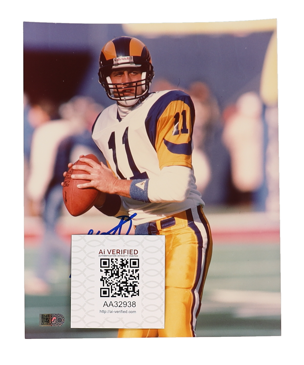 Jim Everett Signed Rams 8x10 Photo (AIV) at PristineAuction.com Jim Everett Signed Rams 8x10 Photo (AIV) at PristineAuction.com