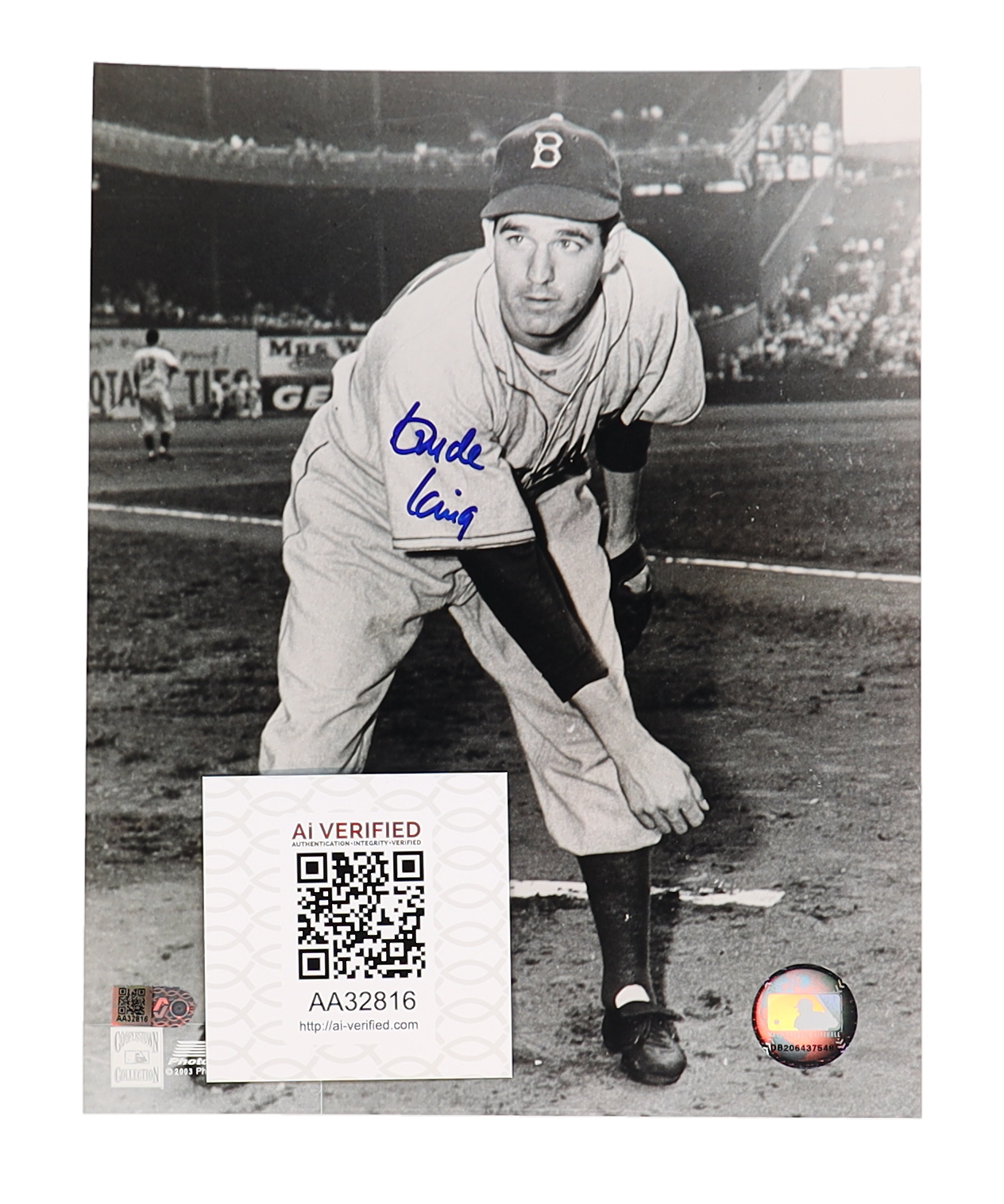 Clyde King Signed Dodgers 8x10 Photo (AIV) at PristineAuction.com Clyde King Signed Dodgers 8x10 Photo (AIV) at PristineAuction.com
