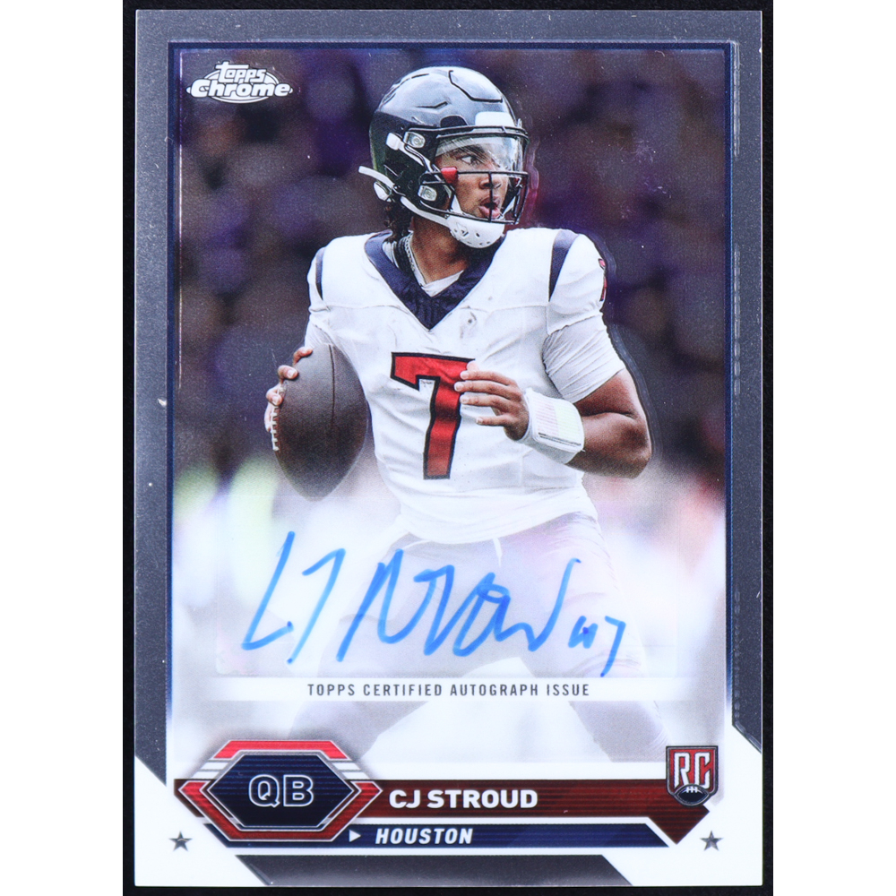 CJ Stroud 2023 Topps Composite Chrome Autographs #TCACS RC at PristineAuction.com