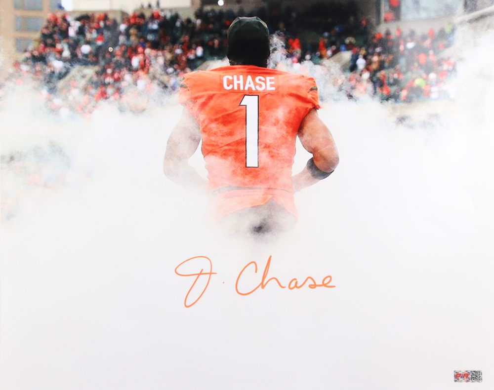 Ja'Marr Chase Signed Bengals 16x20 Photo (PIA) at PristineAuction.com Ja'Marr Chase Signed Bengals 16x20 Photo (PIA) at PristineAuction.com
