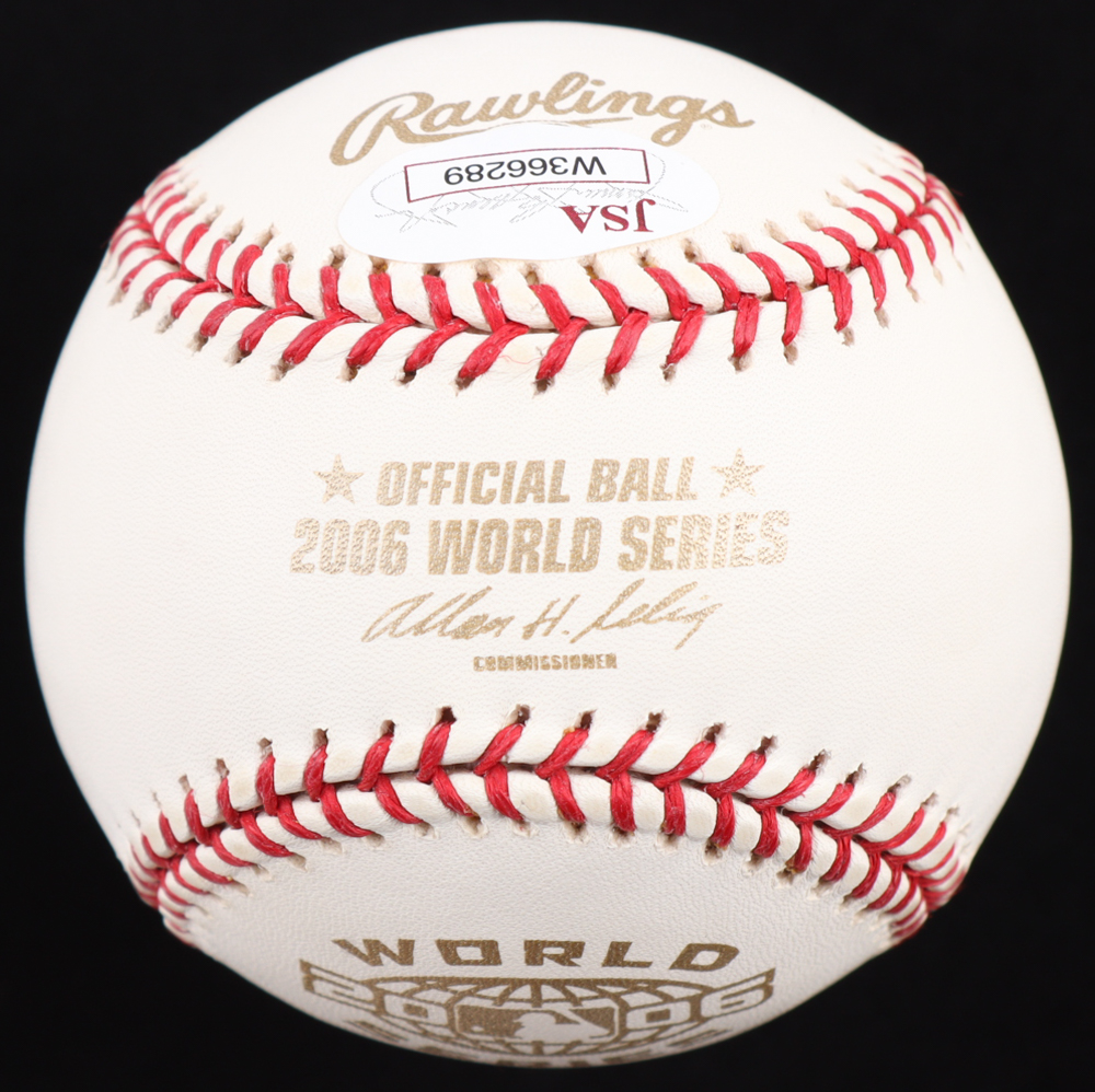 So Taguchi Signed 2006 World Series Baseball Inscribed "06 WS Champs" (JSA) at PristineAuction.com So Taguchi Signed 2006 World Series Baseball Inscribed "06 WS Champs" (JSA) at PristineAuction.com