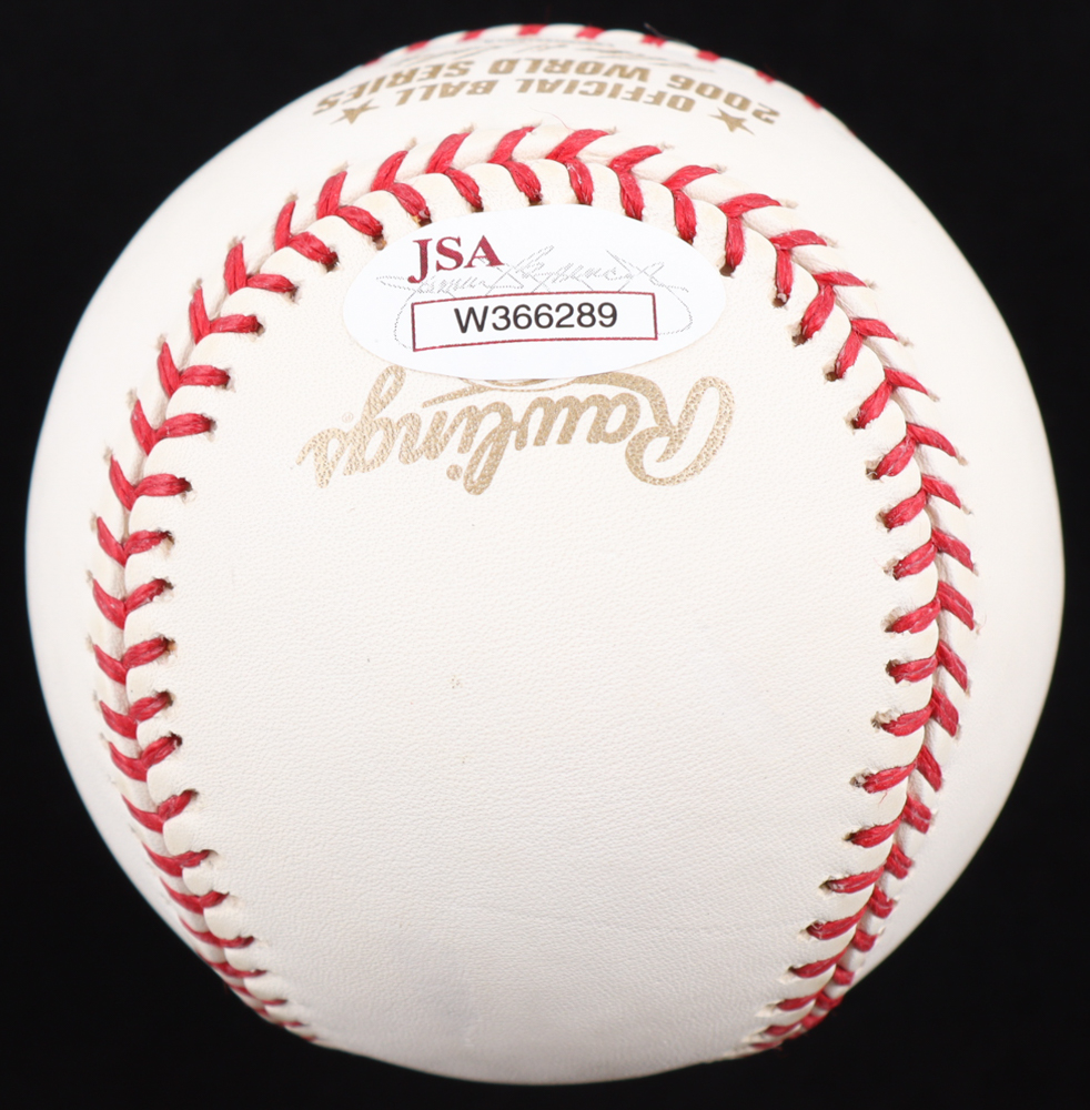 So Taguchi Signed 2006 World Series Baseball Inscribed "06 WS Champs" (JSA) at PristineAuction.com So Taguchi Signed 2006 World Series Baseball Inscribed "06 WS Champs" (JSA) at PristineAuction.com