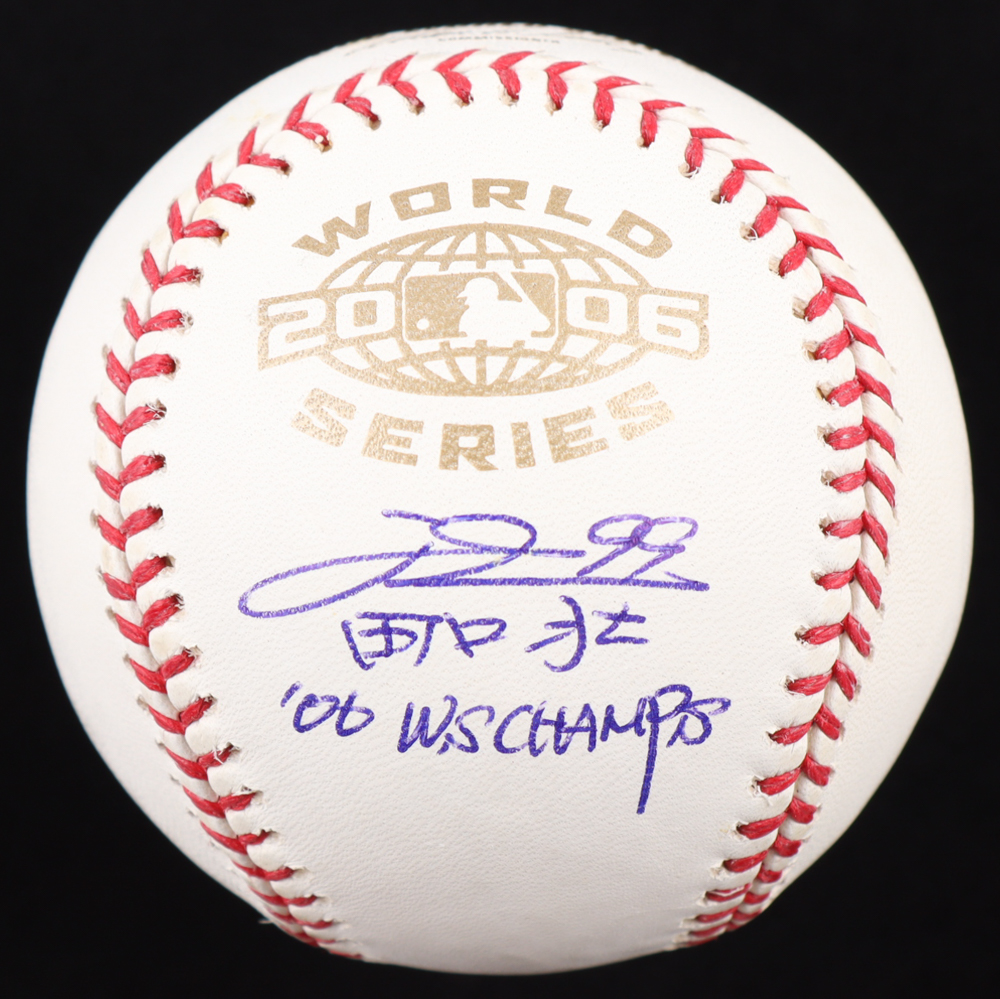 So Taguchi Signed 2006 World Series Baseball Inscribed "06 WS Champs" (JSA) at PristineAuction.com So Taguchi Signed 2006 World Series Baseball Inscribed "06 WS Champs" (JSA) at PristineAuction.com