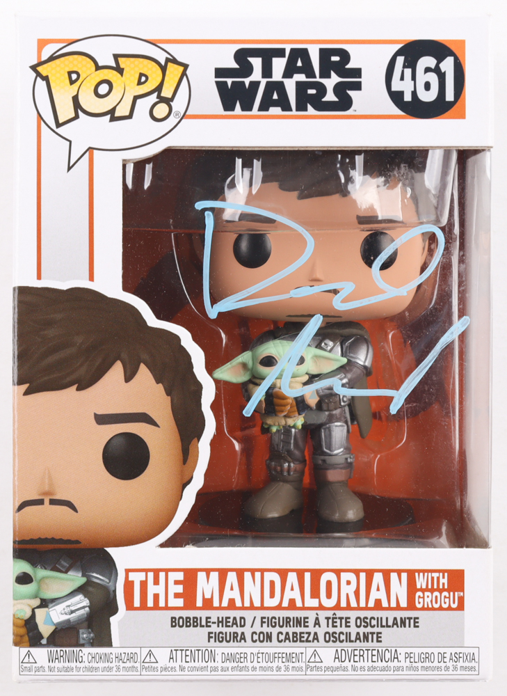 David Acord Signed "Star Wars" #461 The Mandalorian With Grogu Bobble-Head Funko Pop! Vinyl Figure (Beckett) at PristineAuction.com David Acord Signed "Star Wars" #461 The Mandalorian With Grogu Bobble-Head Funko Pop! Vinyl Figure (Beckett) at PristineAuction.com