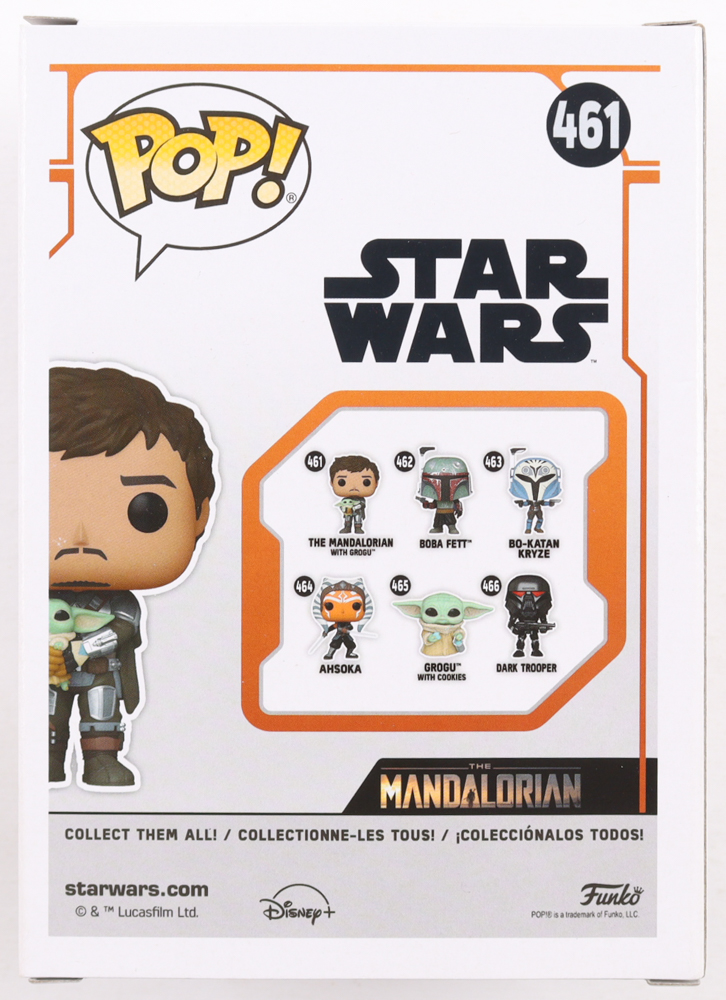 David Acord Signed "Star Wars" #461 The Mandalorian With Grogu Bobble-Head Funko Pop! Vinyl Figure (Beckett) at PristineAuction.com David Acord Signed "Star Wars" #461 The Mandalorian With Grogu Bobble-Head Funko Pop! Vinyl Figure (Beckett) at PristineAuction.com