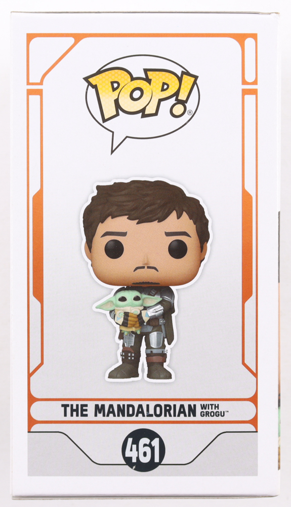 David Acord Signed "Star Wars" #461 The Mandalorian With Grogu Bobble-Head Funko Pop! Vinyl Figure (Beckett) at PristineAuction.com David Acord Signed "Star Wars" #461 The Mandalorian With Grogu Bobble-Head Funko Pop! Vinyl Figure (Beckett) at PristineAuction.com