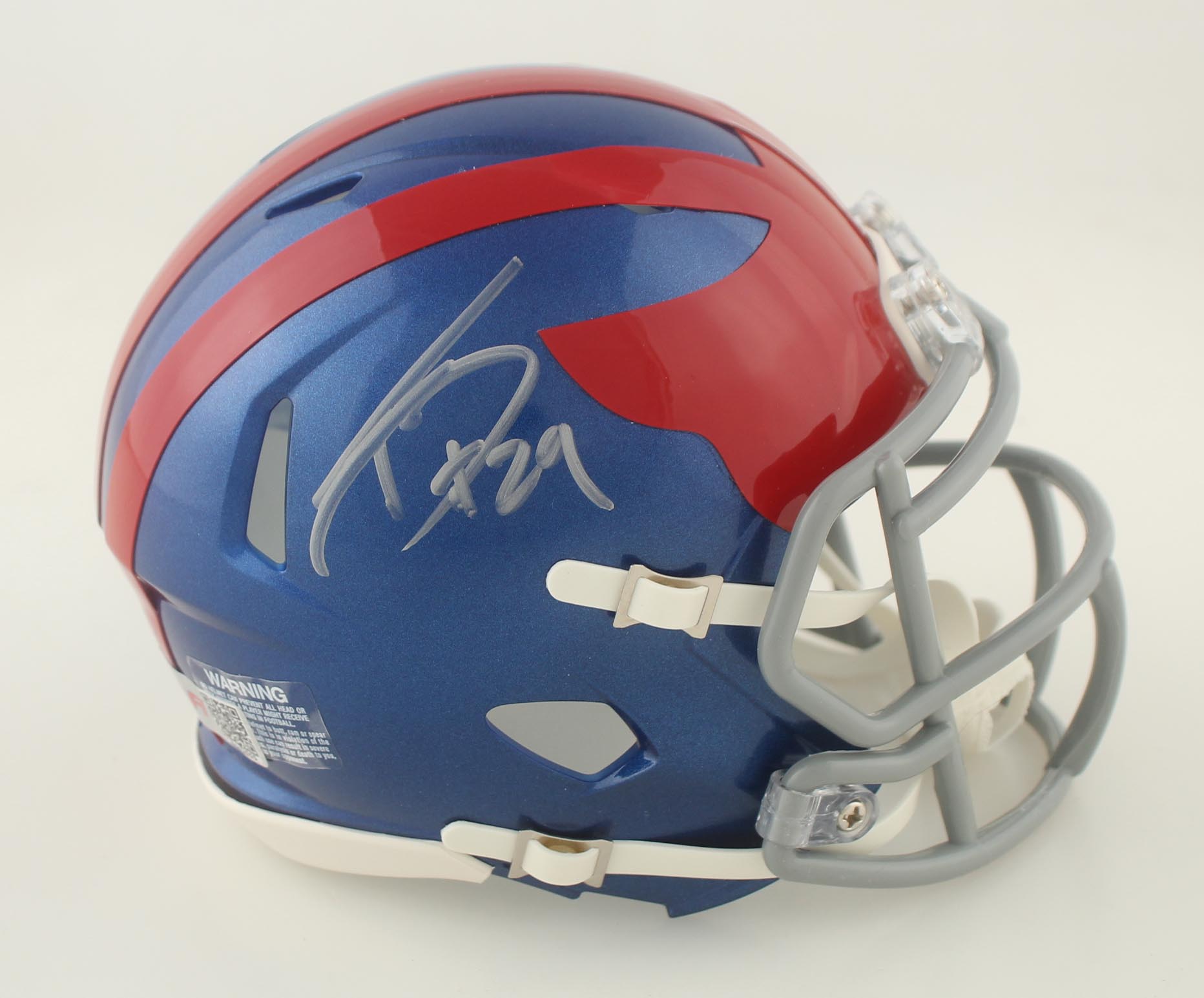 Tyrone Tracy Jr. Signed Giants Speed Mini Helmet (PIA) at PristineAuction.com Tyrone Tracy Jr. Signed Giants Speed Mini Helmet (PIA) at PristineAuction.com