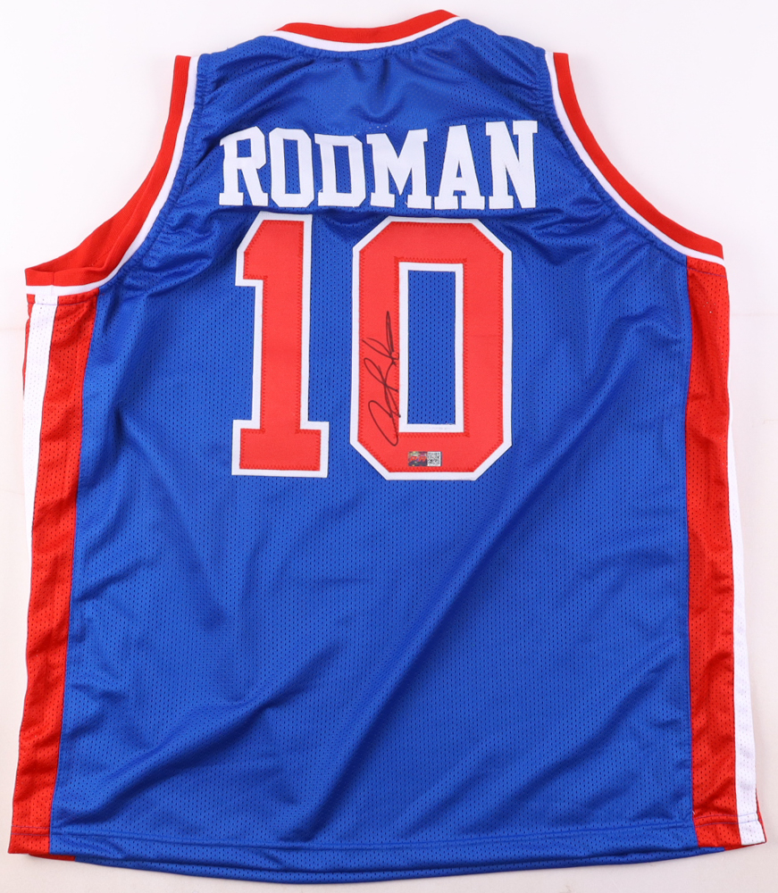 Dennis Rodman Signed Jersey (PIA) at PristineAuction.com Dennis Rodman Signed Jersey (PIA) at PristineAuction.com