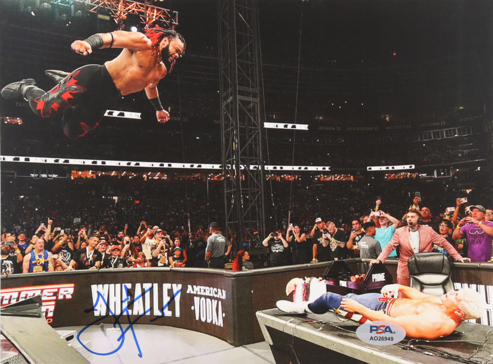 Jacob Fatu Signed WWE 8x10 Photo (PSA) at PristineAuction.com Jacob Fatu Signed WWE 8x10 Photo (PSA) at PristineAuction.com