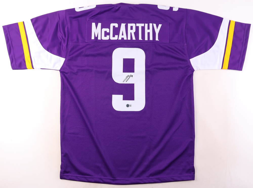 J.J. McCarthy Signed Jersey (Beckett) at PristineAuction.com J.J. McCarthy Signed Jersey (Beckett) at PristineAuction.com