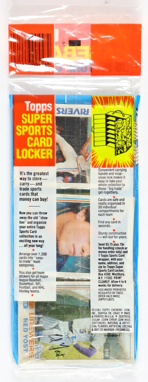 1981 Topps Baseball Grocery Rack Pack at PristineAuction.com 1981 Topps Baseball Grocery Rack Pack at PristineAuction.com