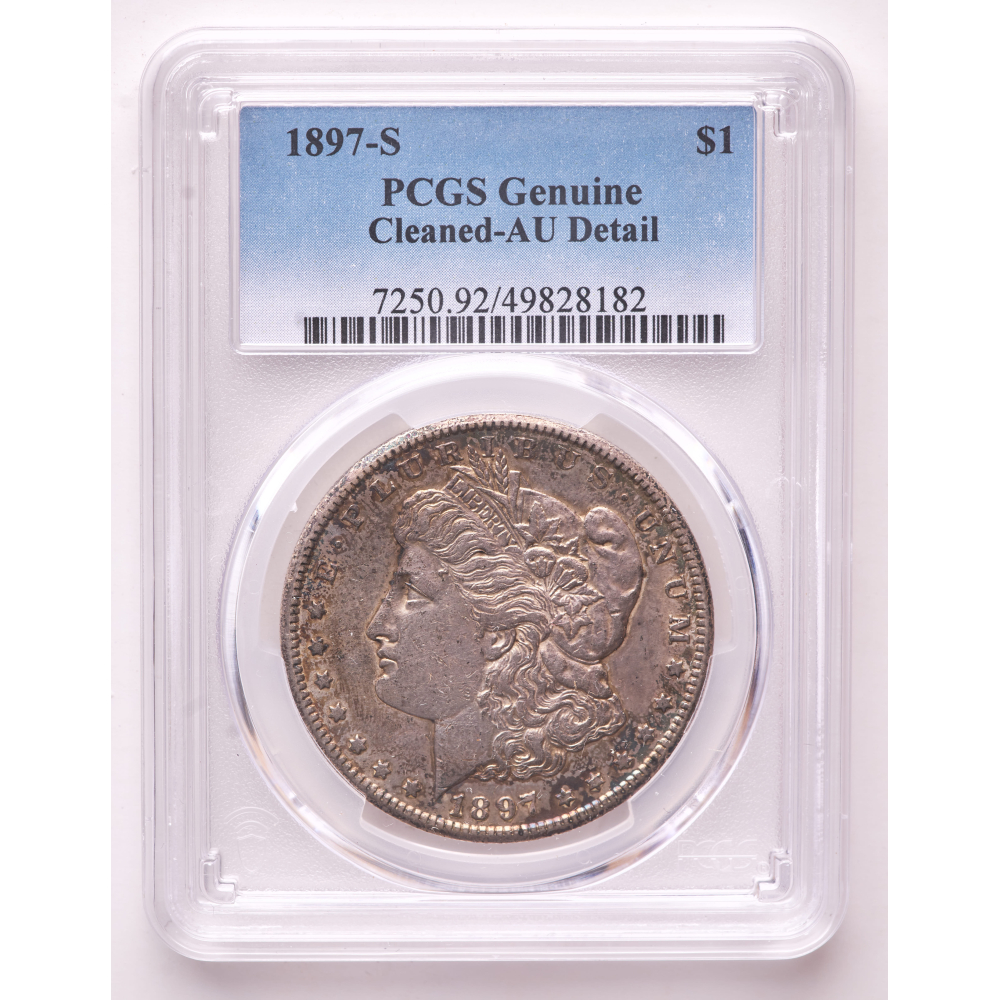1897-S Morgan Silver Dollar (PCGS AU Details) at PristineAuction.com