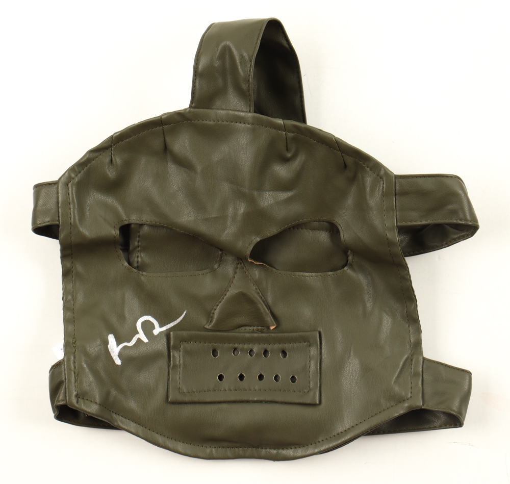 Paul Dano Signed "The Batman" Riddler Mask (Beckett) at PristineAuction.com Paul Dano Signed "The Batman" Riddler Mask (Beckett) at PristineAuction.com