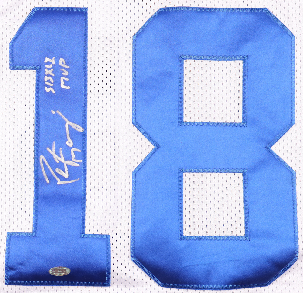 Peyton Manning Signed Colts Authentic Reebok Jersey Inscribed "SB XLI MVP" (Steiner) at PristineAuction.com Peyton Manning Signed Colts Authentic Reebok Jersey Inscribed "SB XLI MVP" (Steiner) at PristineAuction.com