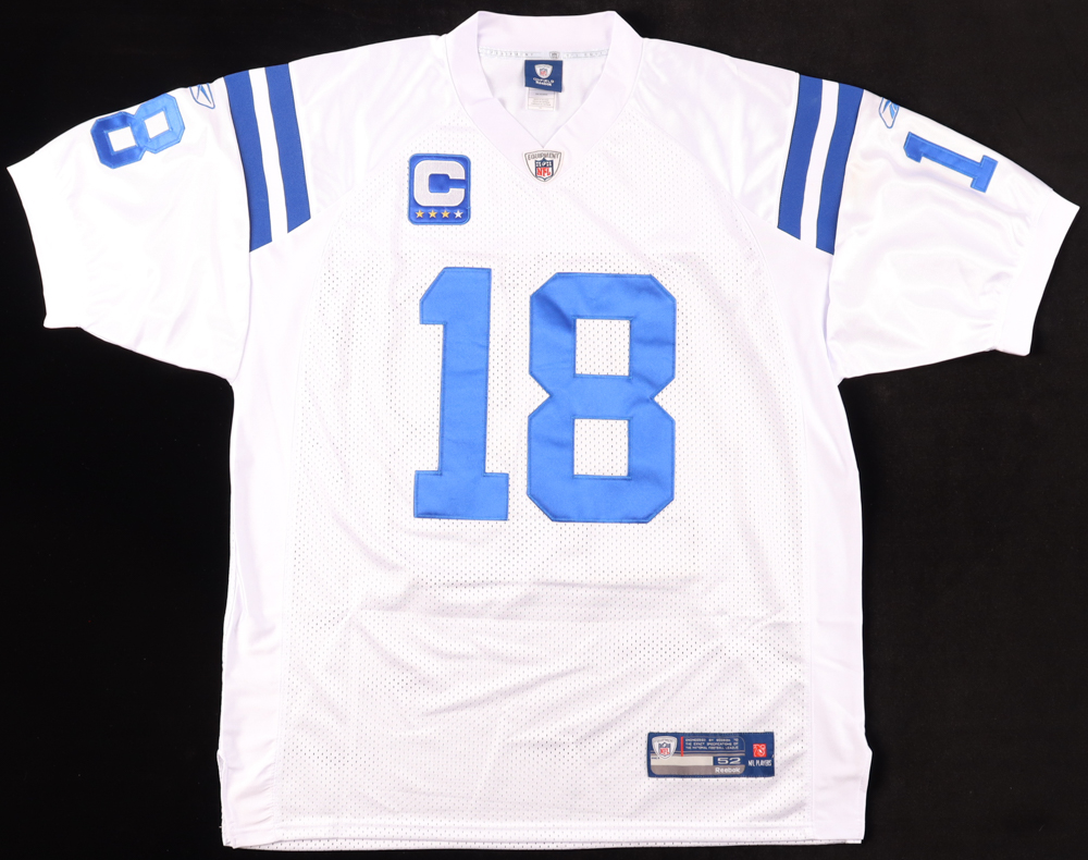 Peyton Manning Signed Colts Authentic Reebok Jersey Inscribed "SB XLI MVP" (Steiner) at PristineAuction.com Peyton Manning Signed Colts Authentic Reebok Jersey Inscribed "SB XLI MVP" (Steiner) at PristineAuction.com