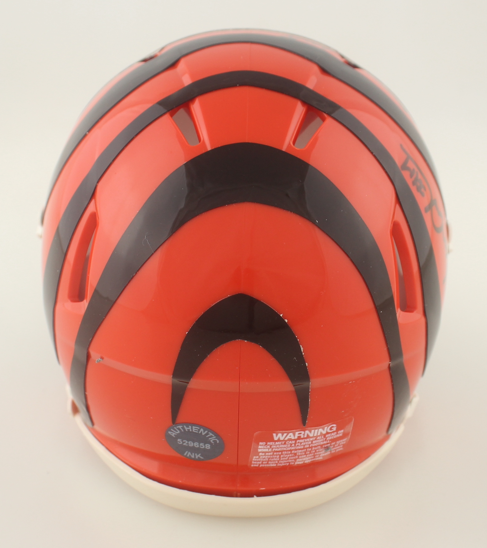 Ken Anderson Signed Bengals Speed Mini Helmet Inscribed "1981 NFL MVP" (Playball Ink) at PristineAuction.com Ken Anderson Signed Bengals Speed Mini Helmet Inscribed "1981 NFL MVP" (Playball Ink) at PristineAuction.com