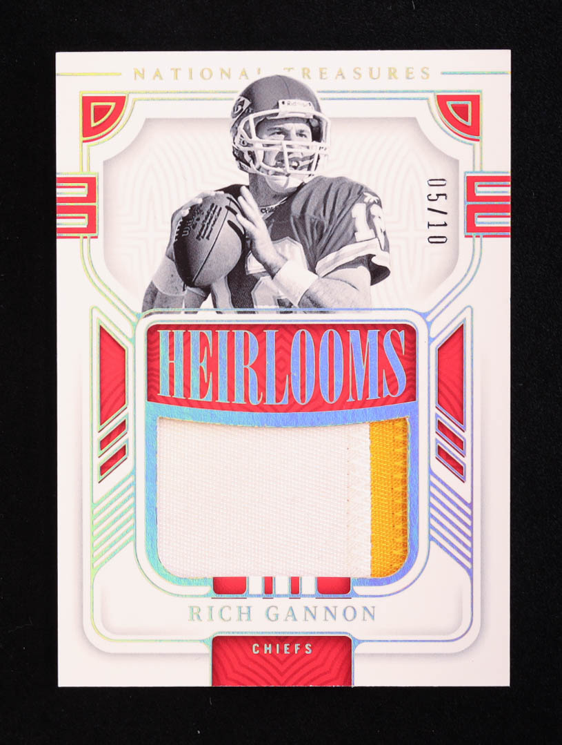 Rich Gannon 2022 Panini National Treasures Heirlooms Holo Gold #7 #05/10 at PristineAuction.com Rich Gannon 2022 Panini National Treasures Heirlooms Holo Gold #7 #05/10 at PristineAuction.com