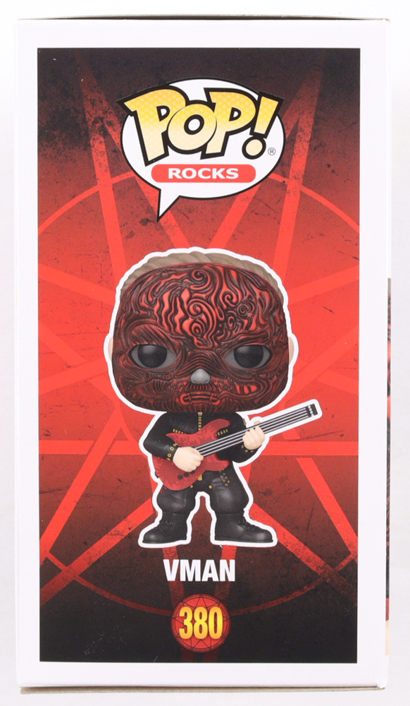 Alessandro Venturella Signed "SlipKnot" #380 Vman Funko Pop! Vinyl Figure (ACOA) at PristineAuction.com Alessandro Venturella Signed "SlipKnot" #380 Vman Funko Pop! Vinyl Figure (ACOA) at PristineAuction.com
