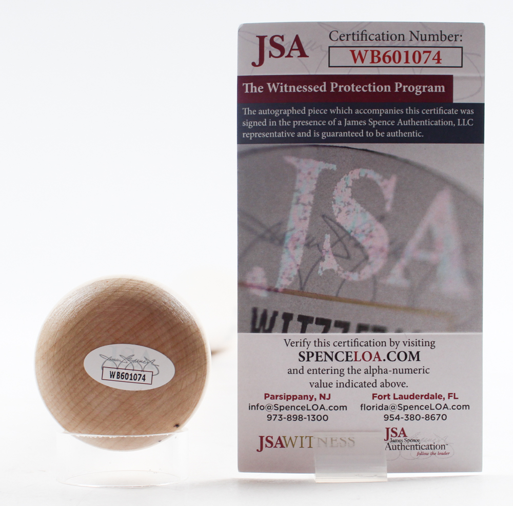 Jose Canseco Signed Louisville Slugger Baseball Bat Inscribed "40/40" (JSA) at PristineAuction.com Jose Canseco Signed Louisville Slugger Baseball Bat Inscribed "40/40" (JSA) at PristineAuction.com