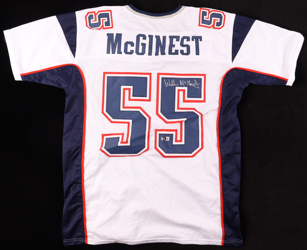 Willie McGinest Signed Jersey (Beckett) at PristineAuction.com Willie McGinest Signed Jersey (Beckett) at PristineAuction.com