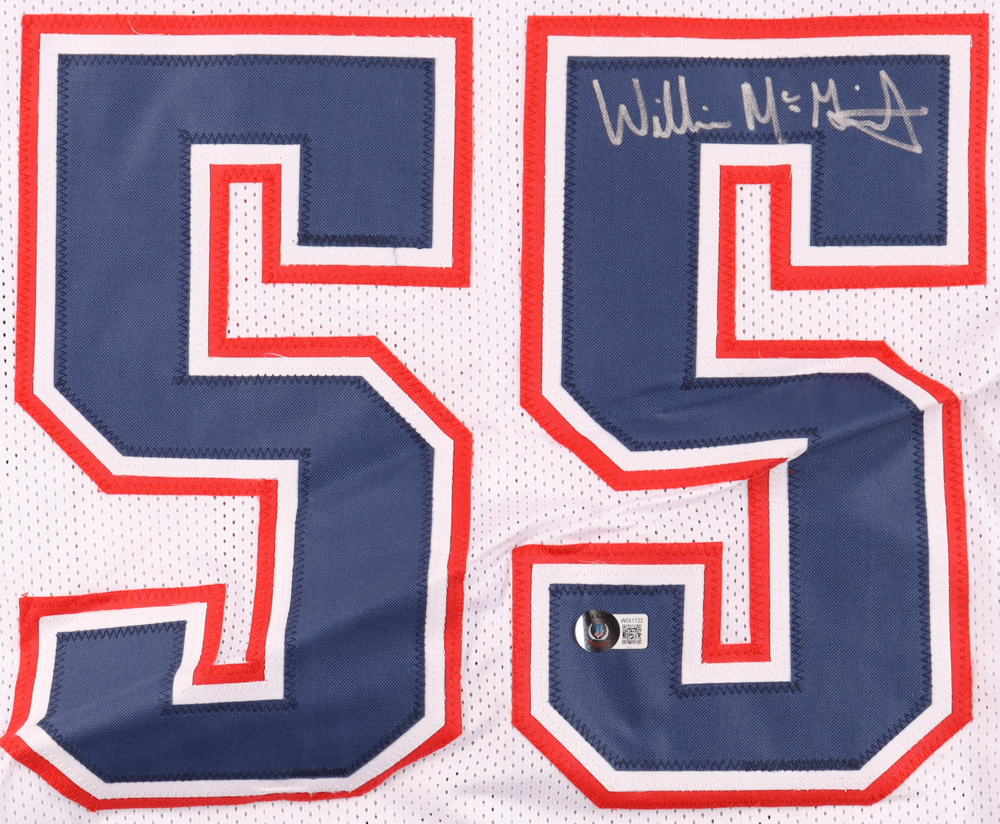 Willie McGinest Signed Jersey (Beckett) at PristineAuction.com Willie McGinest Signed Jersey (Beckett) at PristineAuction.com